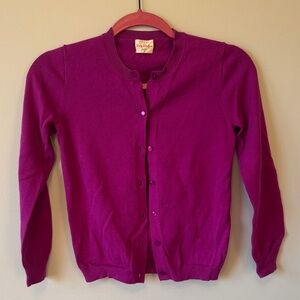 Crewcuts by J. Crew Purple Cardigan Sweater, girls